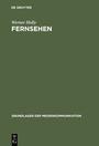 Cover: Fernsehen - De Gruyter