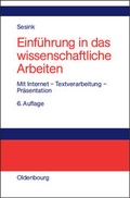 Cover: Einf&uuml;hrung in das wissenschaftliche Arbeiten - De Gruyter Oldenbourg