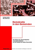 Cover: Demokratie in den Gemeinden - Verlag R&uuml;egger