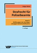 Cover: Strafrecht f&uuml;r Polizeibeamte - Band 2 - Deutsche Polizeiliteratur