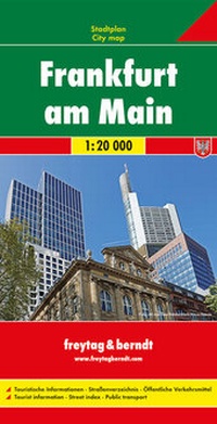 Abbildung von: Frankfurt am Main, Stadtplan 1:20.000 - Freytag-Berndt und ARTARIA