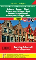 Cover: Antwerpen-Br&uuml;gge-Gent - Magisches Dreieck - KOMPASS freytag und berndt