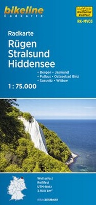 Abbildung von: Radkarte Rügen Stralsund Hiddensee (RK-MV03) - Esterbauer