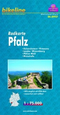 Abbildung von: Radkarte Pfalz (RK-RPF07) - Esterbauer