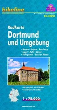 Abbildung von: Radkarte Dortmund und Umgebung (RK-NRW05) - Esterbauer