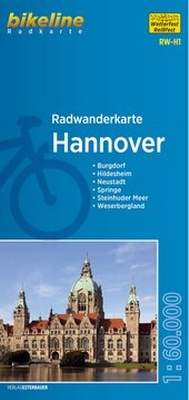 Abbildung von: Radwanderkarte Hannover RW-H1 - Esterbauer