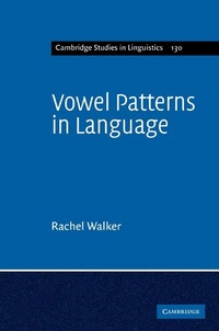 Enlarge image Cover: Vowel Patterns in Language - Cambridge University Press