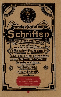 Abbildung von: Handgeschriebene Schriften - Verlag Hermann Schmidt