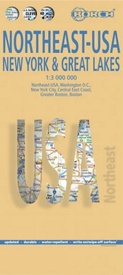 Abbildung von: USA Northeast - New York & Great Lakes, Borch Map - Borch