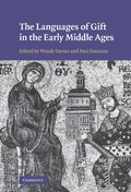 Cover: The Languages of Gift in the Early Middle Ages - Cambridge University Press