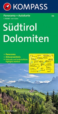 Abbildung von: Südtirol, Dolomiten - KOMPASS-Karten