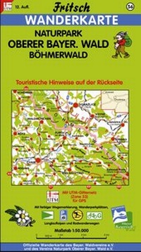 Abbildung von: Naturpark Oberer Bayerischer Wald - Fritsch Landkartenverlag