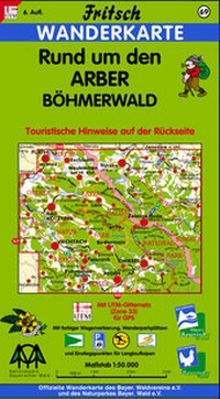 Abbildung von: Rund um den Arber - Fritsch Landkartenverlag
