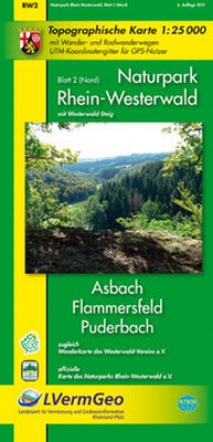 Abbildung von: Naturpark Rhein-Westerwald /Asbach, Flammersfeld, Puderbach (WR) - Landesamt für Vermessung und Geobasisinformation Rheinland-Pfalz