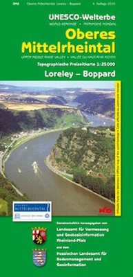 Abbildung von: UNESCO-Welterbe - Oberes Mittelrheintal Loreley - Boppard (WR) - Landesamt für Vermessung und Geobasisinformation Rheinland-Pfalz