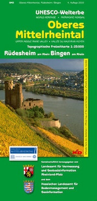 Abbildung von: UNESCO-Welterbe - Oberes Mittelrheintal Rüdesheim am Rhein, Bingen am Rhein (WR) - Landesamt für Vermessung und Geobasisinformation Rheinland-Pfalz
