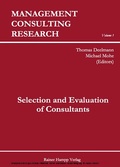 Cover: Selection and Evaluation of Consultants - Edition Rainer Hampp