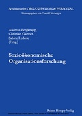 Cover: Sozio&ouml;konomische Organisationsforschung - Edition Rainer Hampp