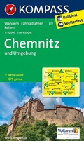 Cover: KOMPASS Wanderkarte 817 Chemnitz und Umgebung 1:50.000 - KOMPASS-Karten