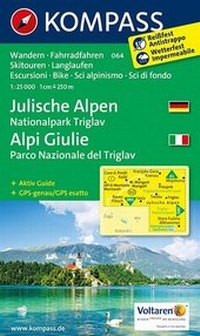 Abbildung von: KOMPASS Wanderkarte Julische Alpen - Alpi Giulie - KOMPASS-Karten