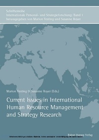 Enlarge image Cover: Current Issues in International Human Resource Management and Strategy Research - Edition Rainer Hampp