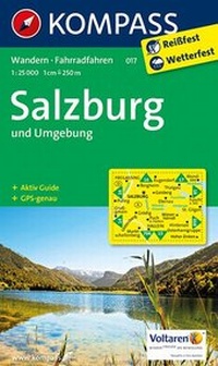 Abbildung von: KOMPASS Wanderkarte Salzburg und Umgebung - KOMPASS-Karten