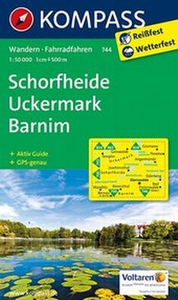 Abbildung von: KOMPASS Wanderkarte Schorfheide - Uckermark - Barnim - KOMPASS-Karten