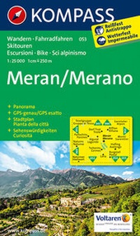 Abbildung von: Meran /Merano - KOMPASS-Karten