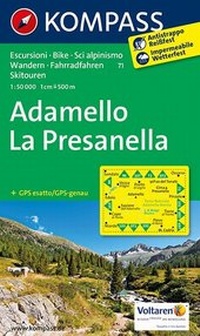 Abbildung von: Adamello - La Presanella - KOMPASS-Karten
