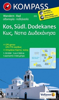 Abbildung von: KOMPASS Wanderkarte 252 Kos - Südlicher Dodekanes 1:50.000 - KOMPASS-Karten