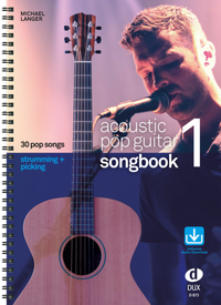 Abbildung von: Acoustic Pop Guitar - Songbook 1 - Edition DUX