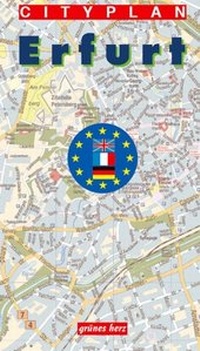 Abbildung von: Cityplan Erfurt - grünes herz