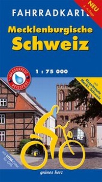 Abbildung von: Fahrradkarte Mecklenburgische Schweiz <br> - grünes herz