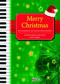 Abbildung von: Merry Christmas für Klavier, Keyboard oder Gitarre - Hage Musikverlag