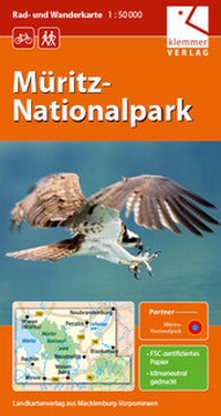 Abbildung von: Rad- und Wanderkarte Müritz-Nationalpark - Klemmer-Verlag