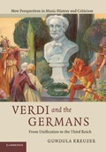 Cover: Verdi and the Germans - Cambridge University Press