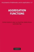 Cover: Aggregation Functions - Cambridge University Press