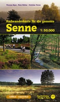 Cover: Radwanderkarte f&uuml;r die gesamte Senne - tpk-Verlag