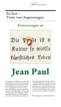Cover: Erinnerungen an Jean Paul - NIMBUS. Kunst und B&uuml;cher AG