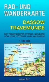 Abbildung von: Rad- und Wanderkarte Dassow, Travemünde - grünes herz