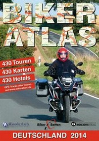 Abbildung von: Biker-Atlas Deutschland 2014 - Highlights-Verlag