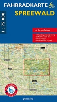 Bild vergrößern Bild: Fahrradkarte Spreewald - grünes herz
