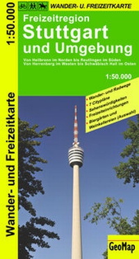 Abbildung von: Stuttgart und Umgebung Wander- und Freizeitkarte - GeoMap