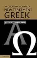 Cover: A Concise Dictionary of New Testament Greek - Cambridge University Press