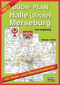 Abbildung von: Buchstadtplan Halle (Saale) , Merseburg und Umgebung - Barthel, A