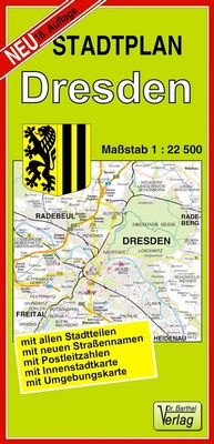 Abbildung von: Stadtplan Dresden - Barthel, A