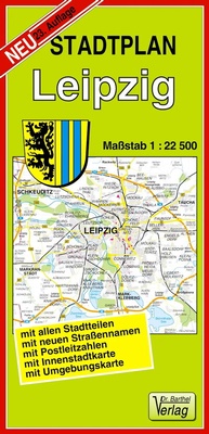 Abbildung von: Stadtplan Leipzig - Barthel, A
