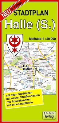 Abbildung von: Stadtplan Halle (Saale) - Barthel, A