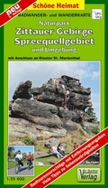 Abbildung von: Radwander- und Wanderkarte Naturpark Zittauer Gebirge, Spreequellgebiet und Umgebung - Barthel, A