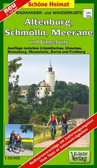Abbildung von: Radwander- und Wanderkarte Altenburg, Schmölln, Meerane und Umgebung - Barthel, A